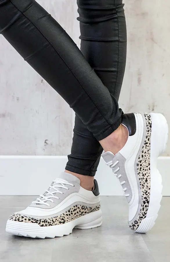 Leopard Dad Sneakers