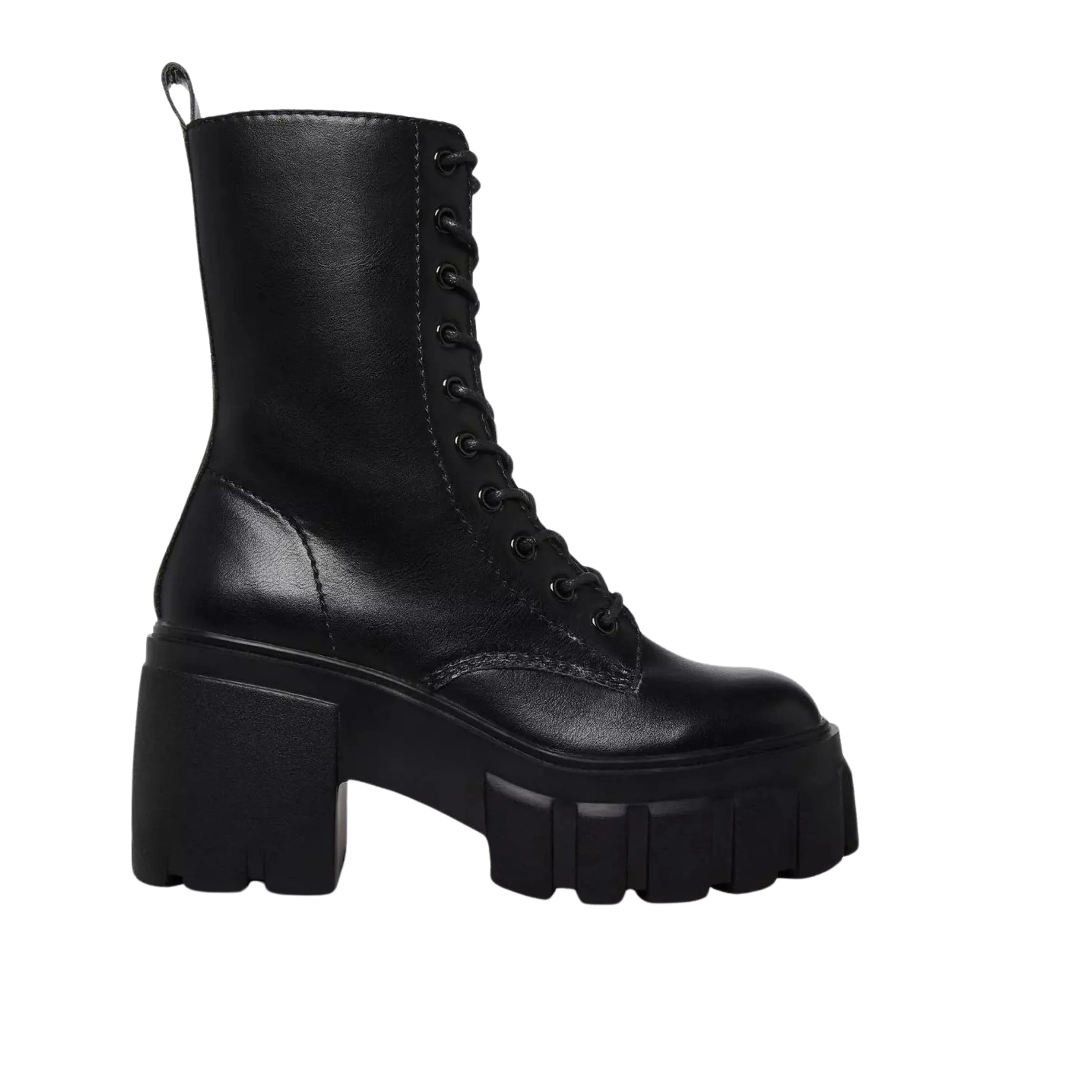 MADDEN GIRL - Zipper Chunky Combat & Lace-up Boots