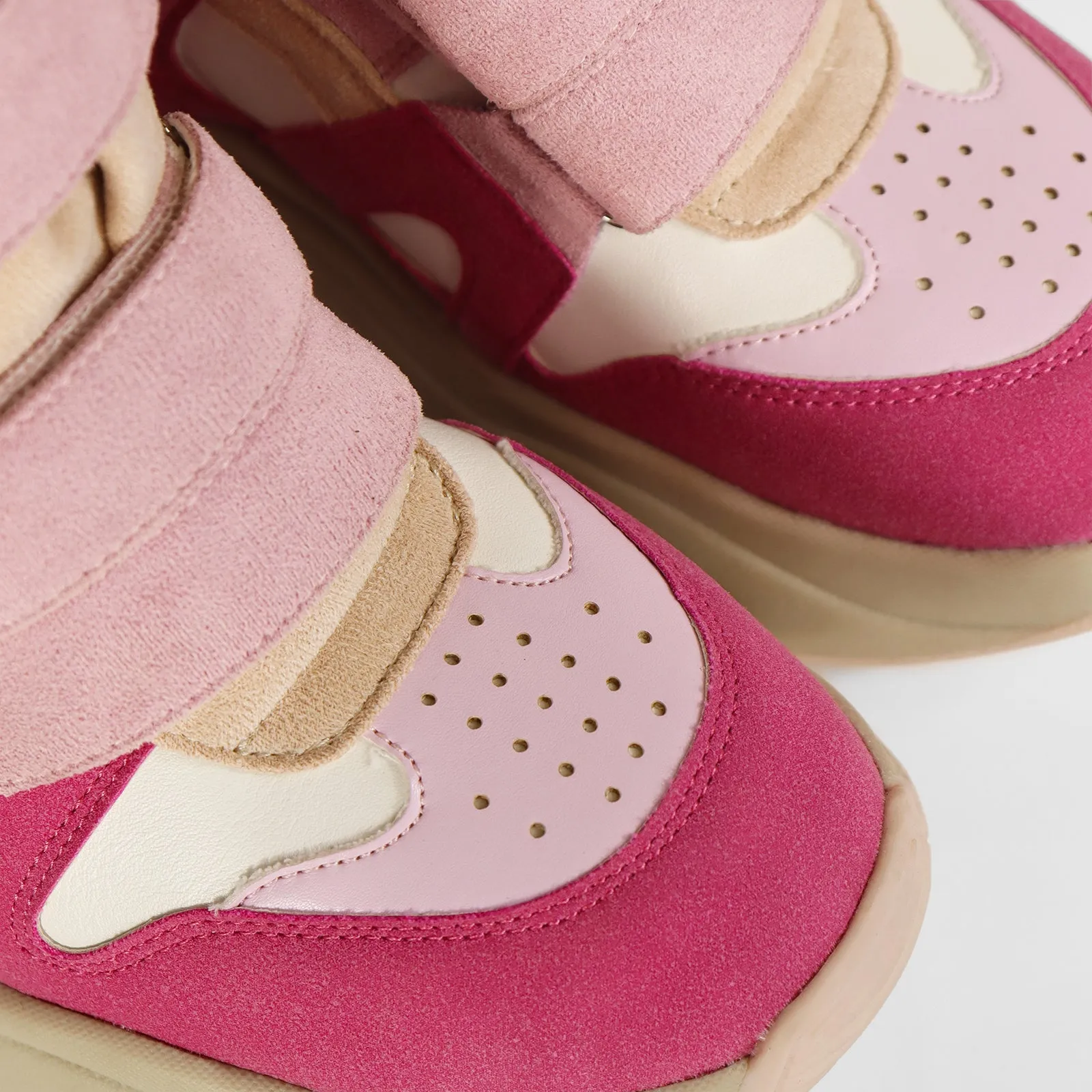 MARANTO-2 WEDGE SNEAKER - PINK