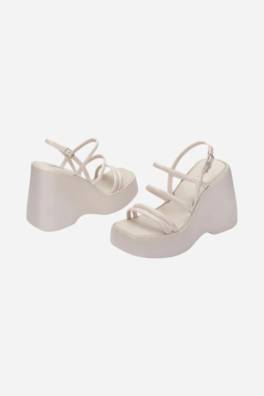 Melissa Jessie Platforms in Beige