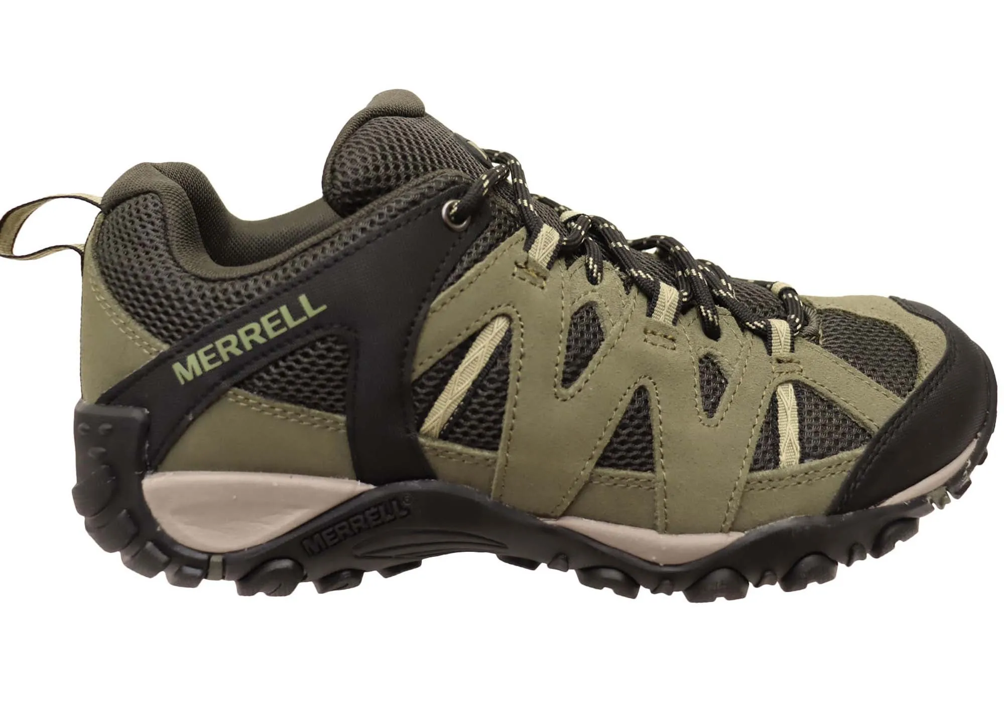 Merrell Mens Deverta 2 Comfortable Leather Hiking Shoes