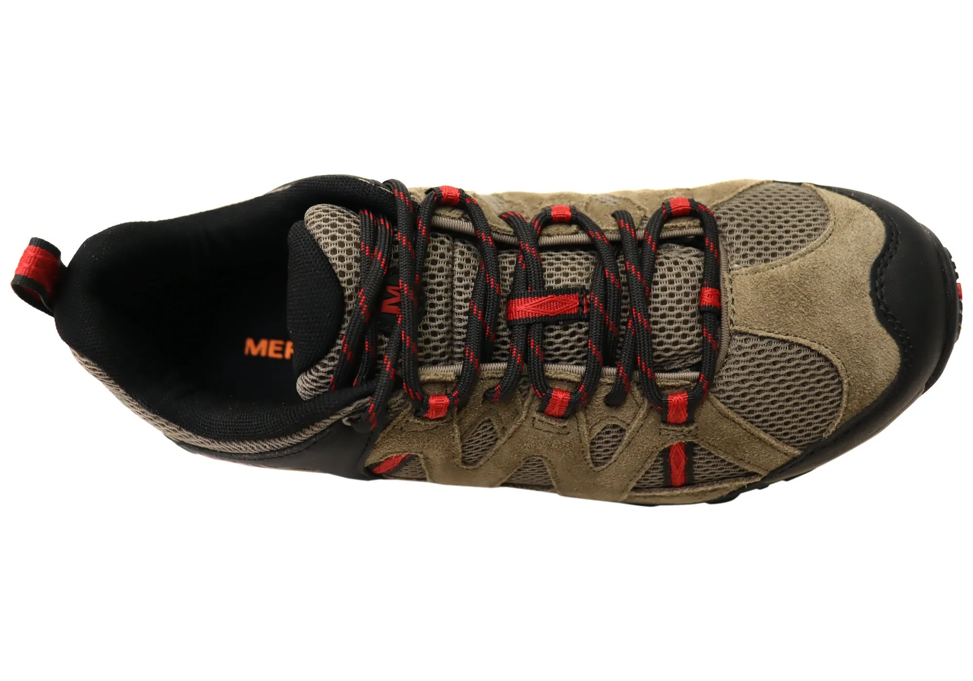 Merrell Mens Deverta 2 Comfortable Leather Hiking Shoes