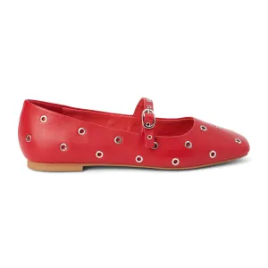 Mick Studded Mary Jane Flats