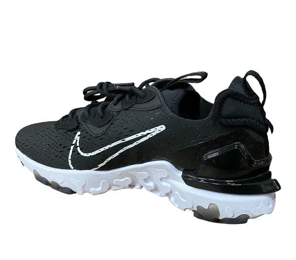 Nike scarpa sneakers da uomo React Vision CD4373 006 nero-bianco