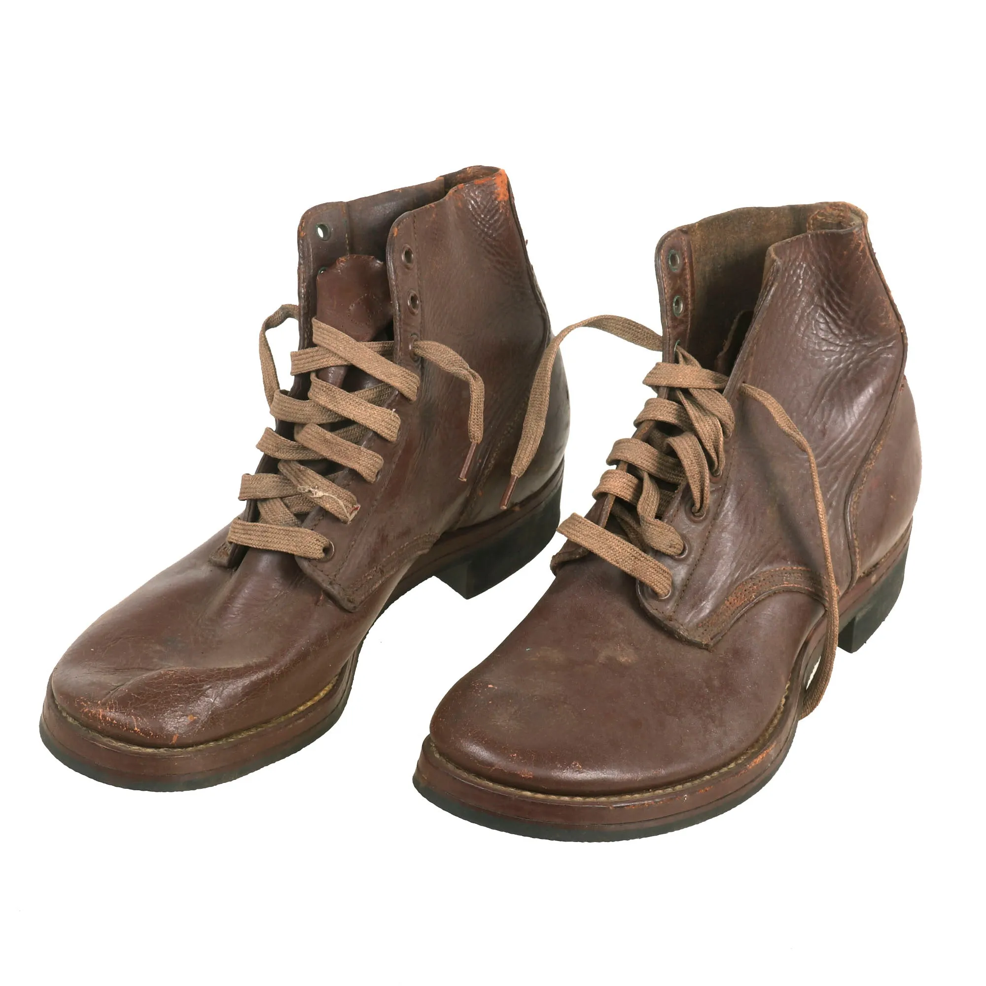 Original U.S. WWII Model 1939 American Service Shoe Low Boot - Size 8½C