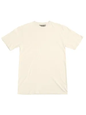 Plant Dyed Organic Oversized Tee in Cream