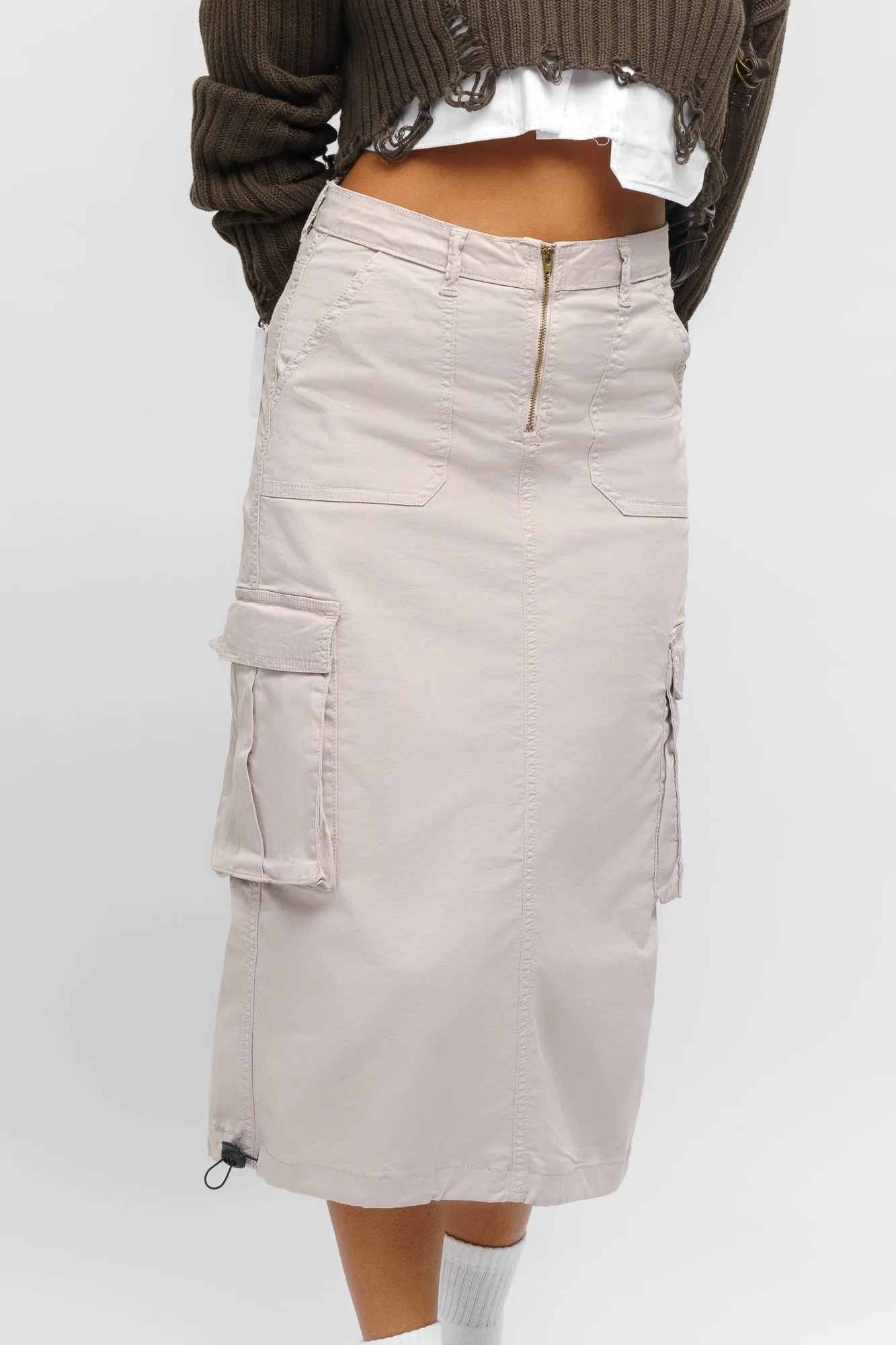 Rebel Cargo Drawstring Skirt