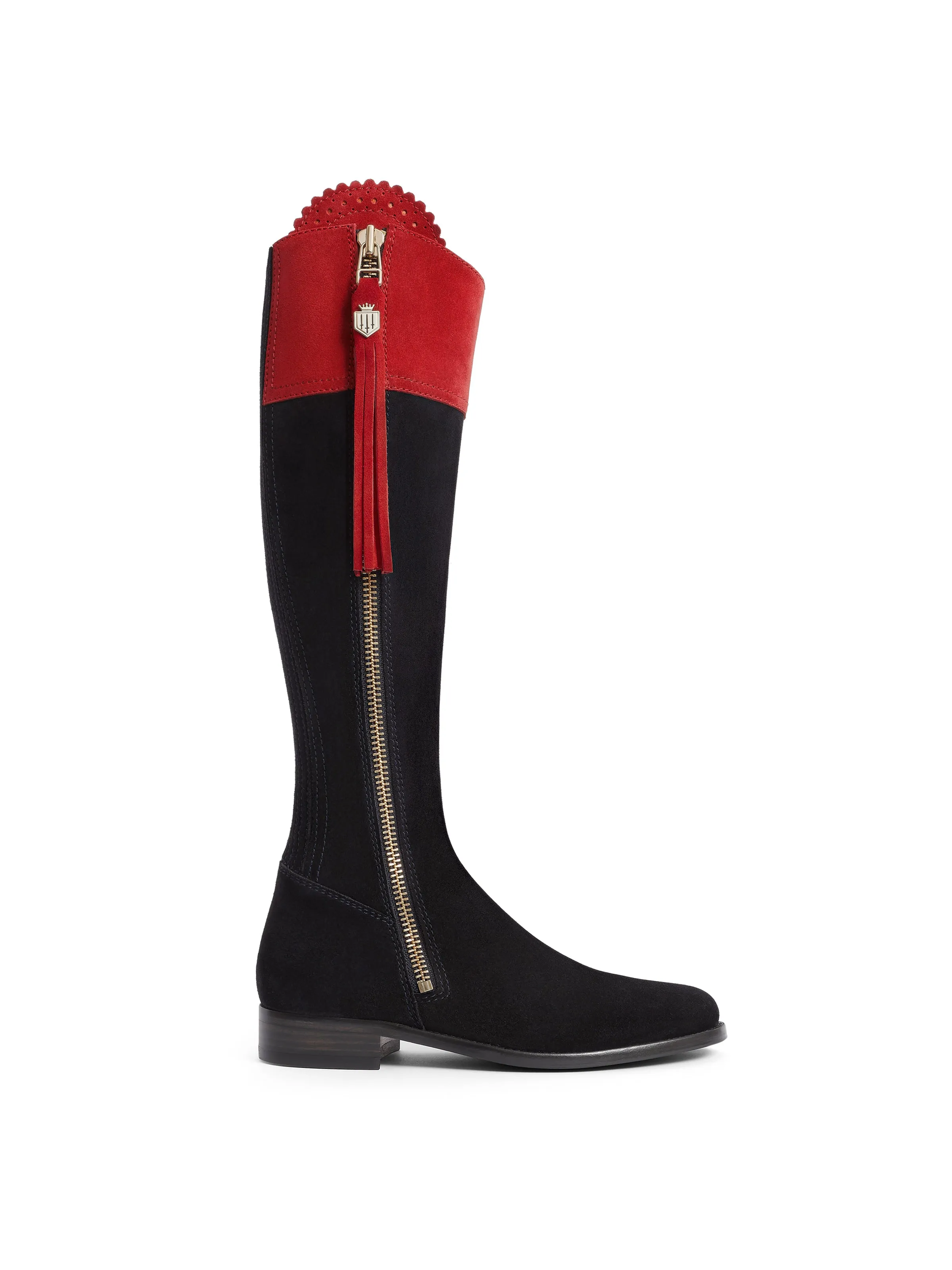 Regina (Narrow Fit) - British Equestrian Red & Navy