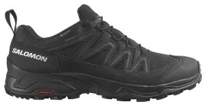 Salomon X Ward Leather GTX Hiking Shoes Black Men's