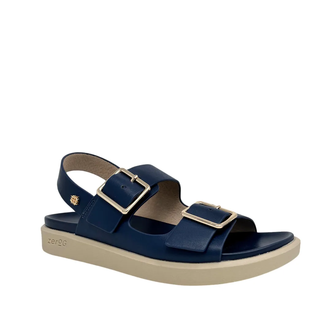 Sandalias flats Valia navy