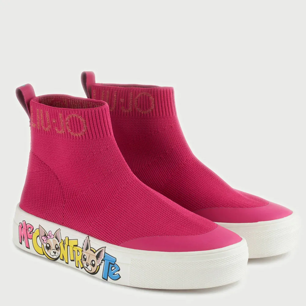 Scarpe Bambina LIU JO Sneakers Me Contro Te Fuxia