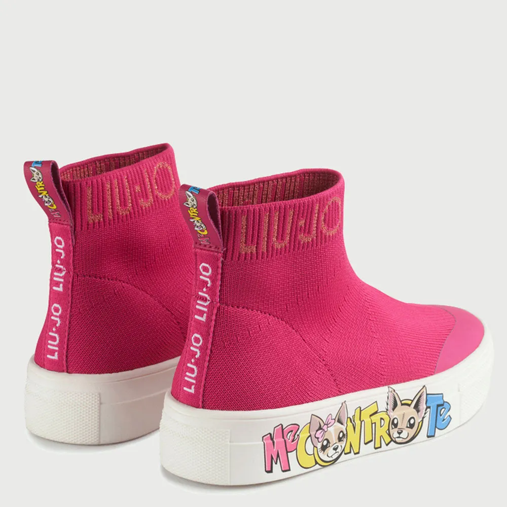 Scarpe Bambina LIU JO Sneakers Me Contro Te Fuxia