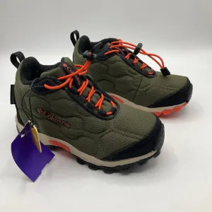 Size 11: Columbia Green/Orange Insulated/Waterproof Toggle Hiking Shoes-NEW