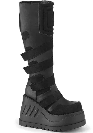 STOMP-228 [Black] | PLATFORM BOOTS [PREORDER]