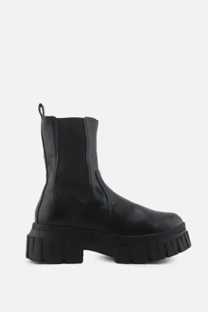 Stradivarius Stretchable Combat Boots | 100% Authentic Leather