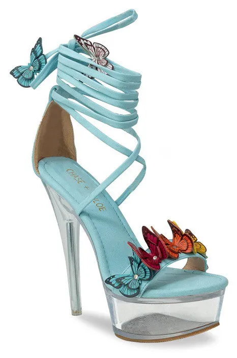 Talhia Platform Butterfly Strappy High Heels