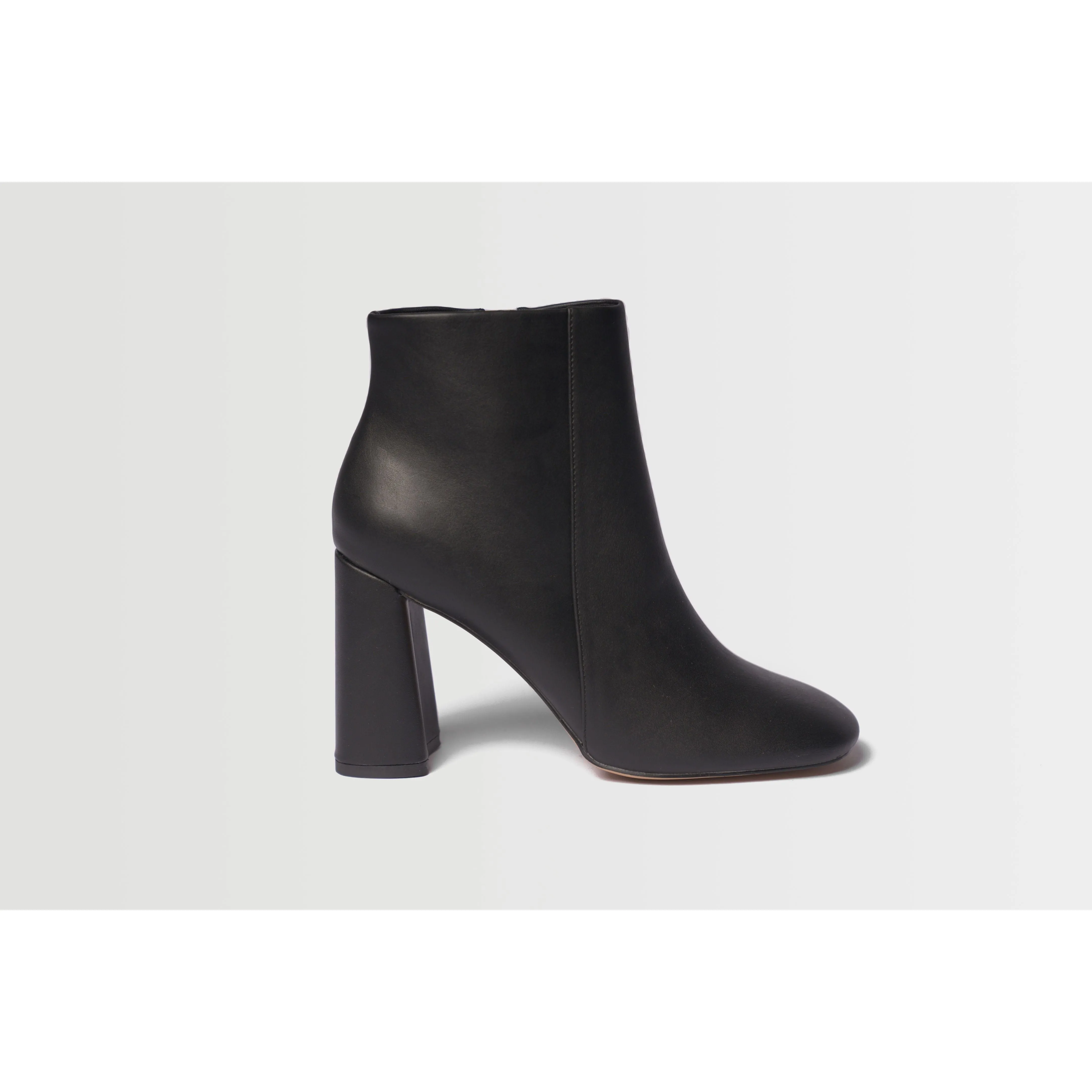 Topshop Women's Scoop Toe Heeled Ankle Boots - Black