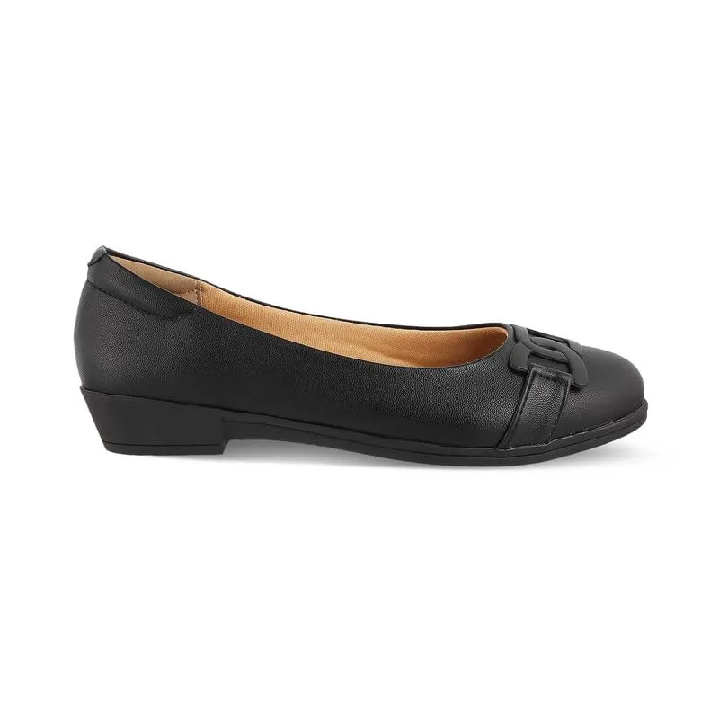 tresmode 239-BOLINGO Black Women Flat Ballerina EU/36 UK/3