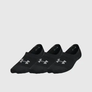 Under Armour Unisex BREATHE LITE ULTRA LOW 3PK Black