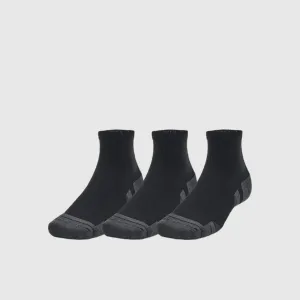 Under Armour Unisex PERFORMANCE TECH 3PK QTR Black