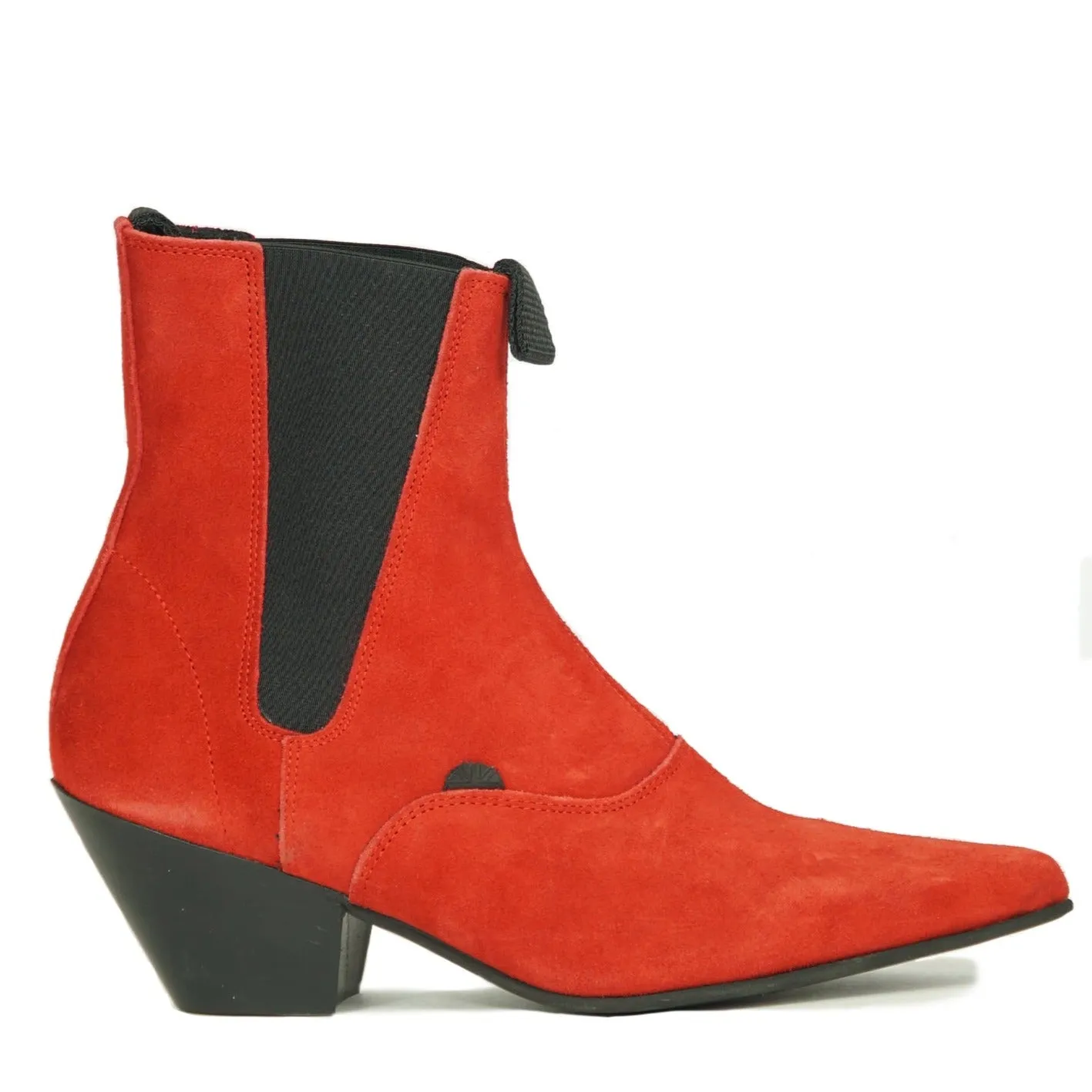 Underground Fred Winklepicker Red Suede Boots