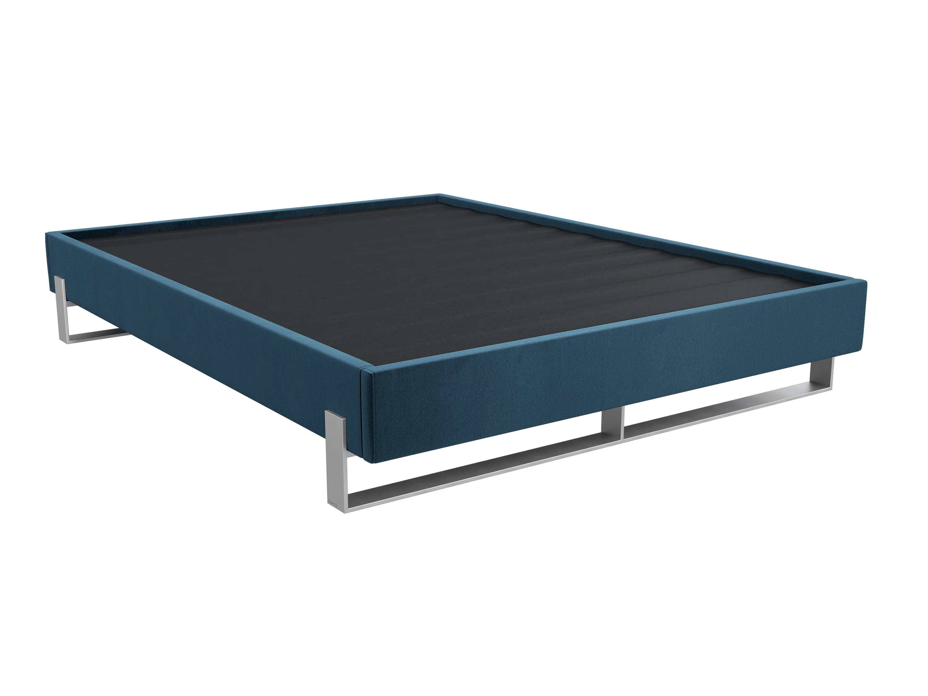 Vant Elevated Platform Bed Brushed Nickel - Full Size