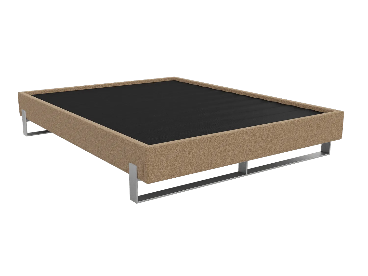 Vant Elevated Platform Bed Brushed Nickel - Full Size