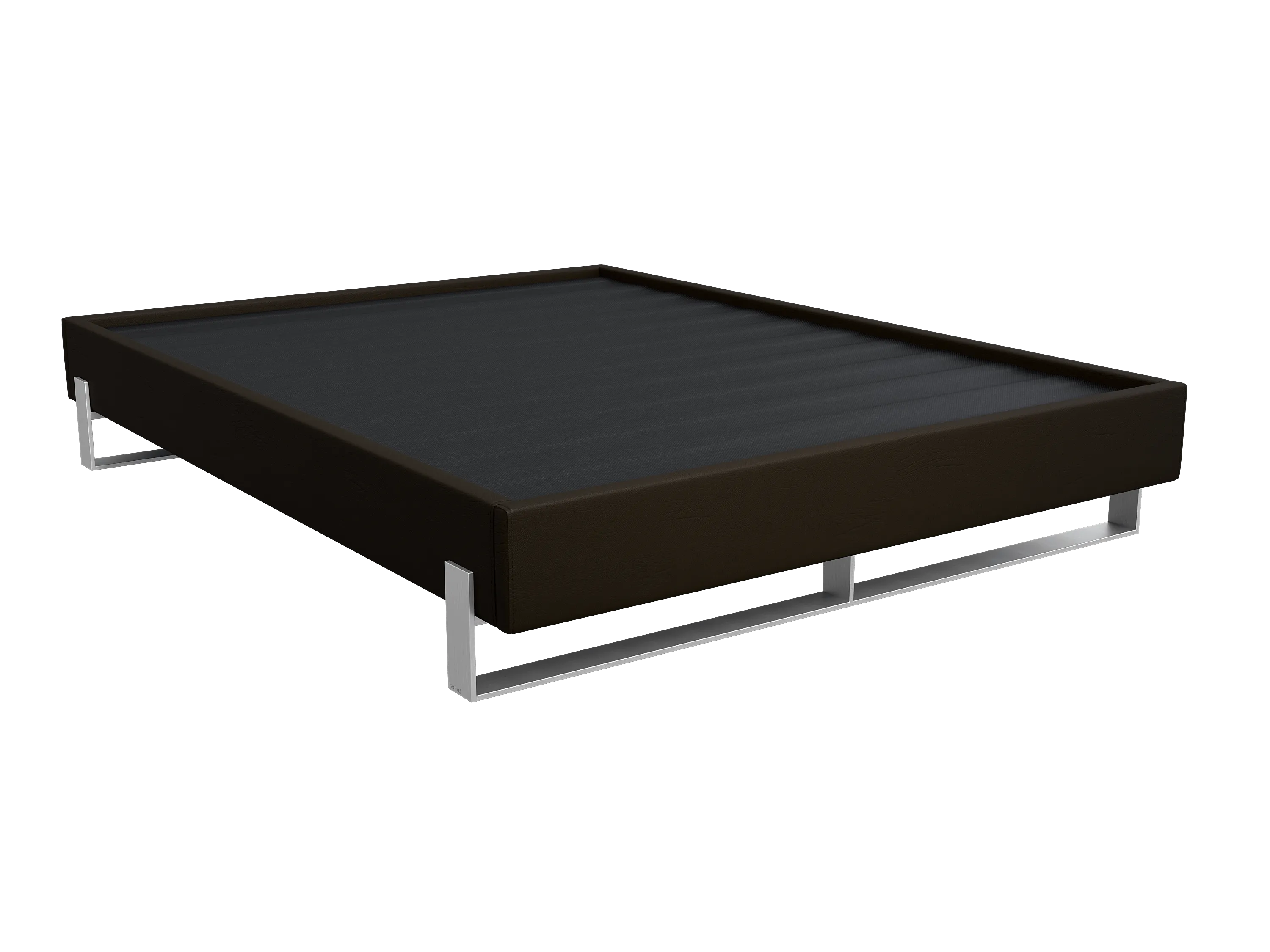 Vant Elevated Platform Bed Brushed Nickel - King Size