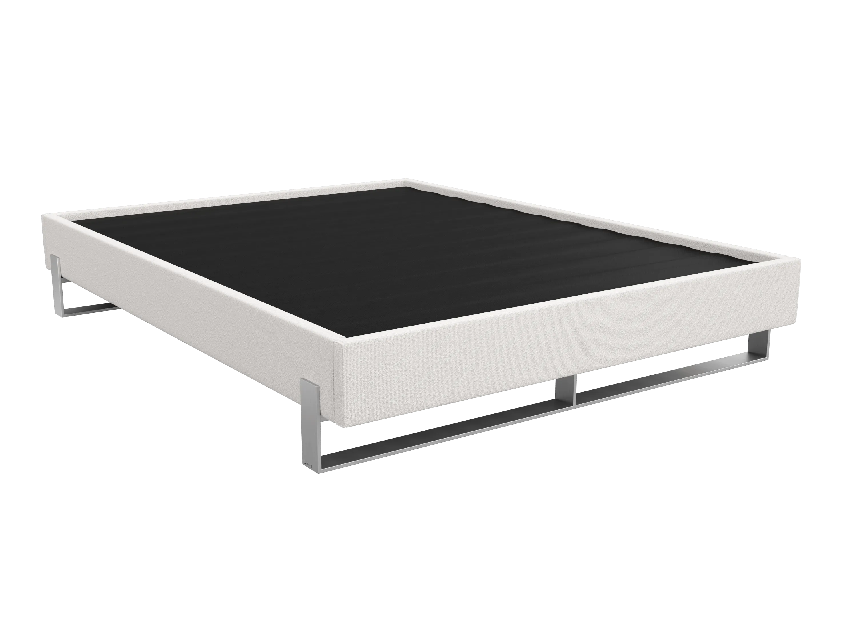 Vant Elevated Platform Bed Brushed Nickel - Twin Size