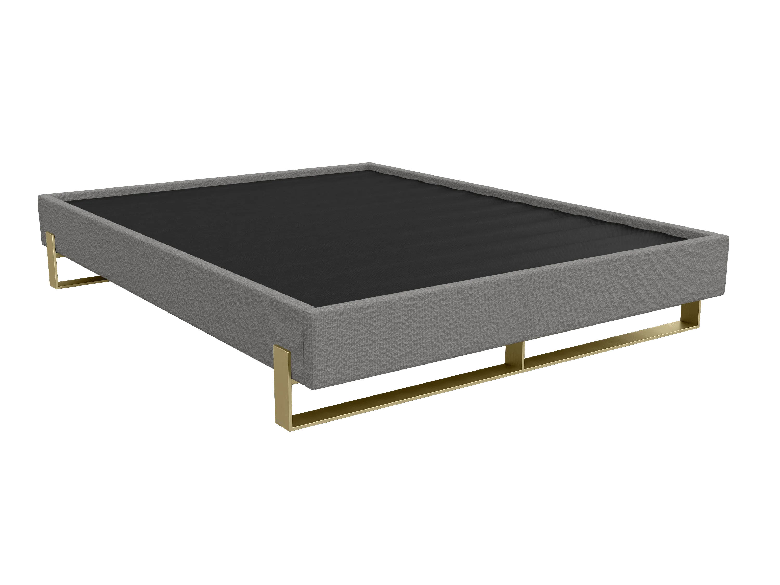 Vant Elevated Platform Bed Burnished Brass -Full Size