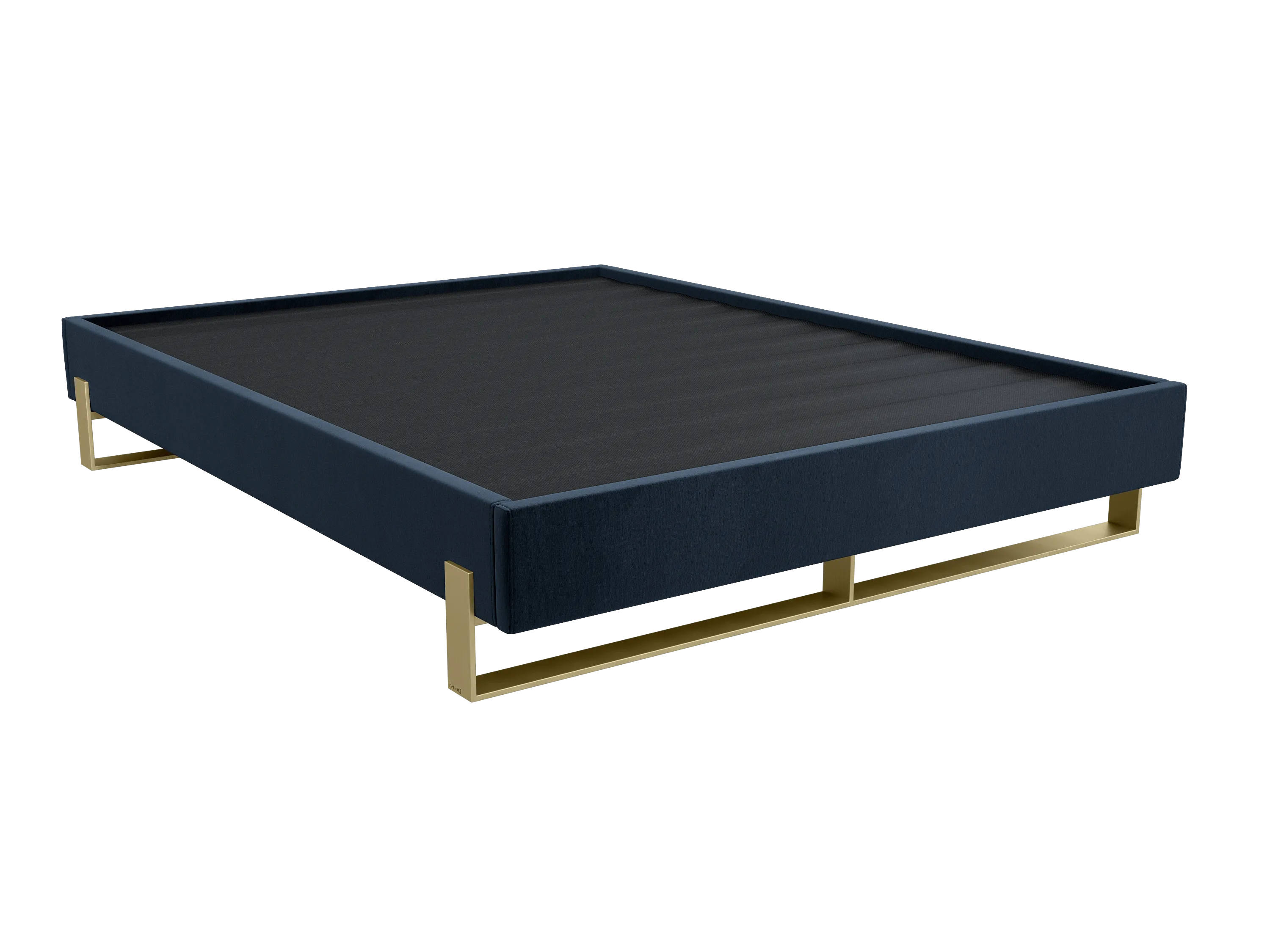 Vant Elevated Platform Bed Burnished Brass -Full Size