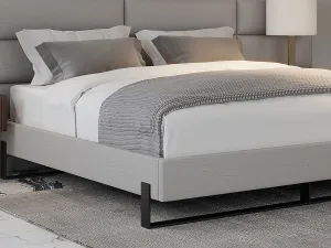 Vant Elevated Platform Bed Matte Black -Full Size