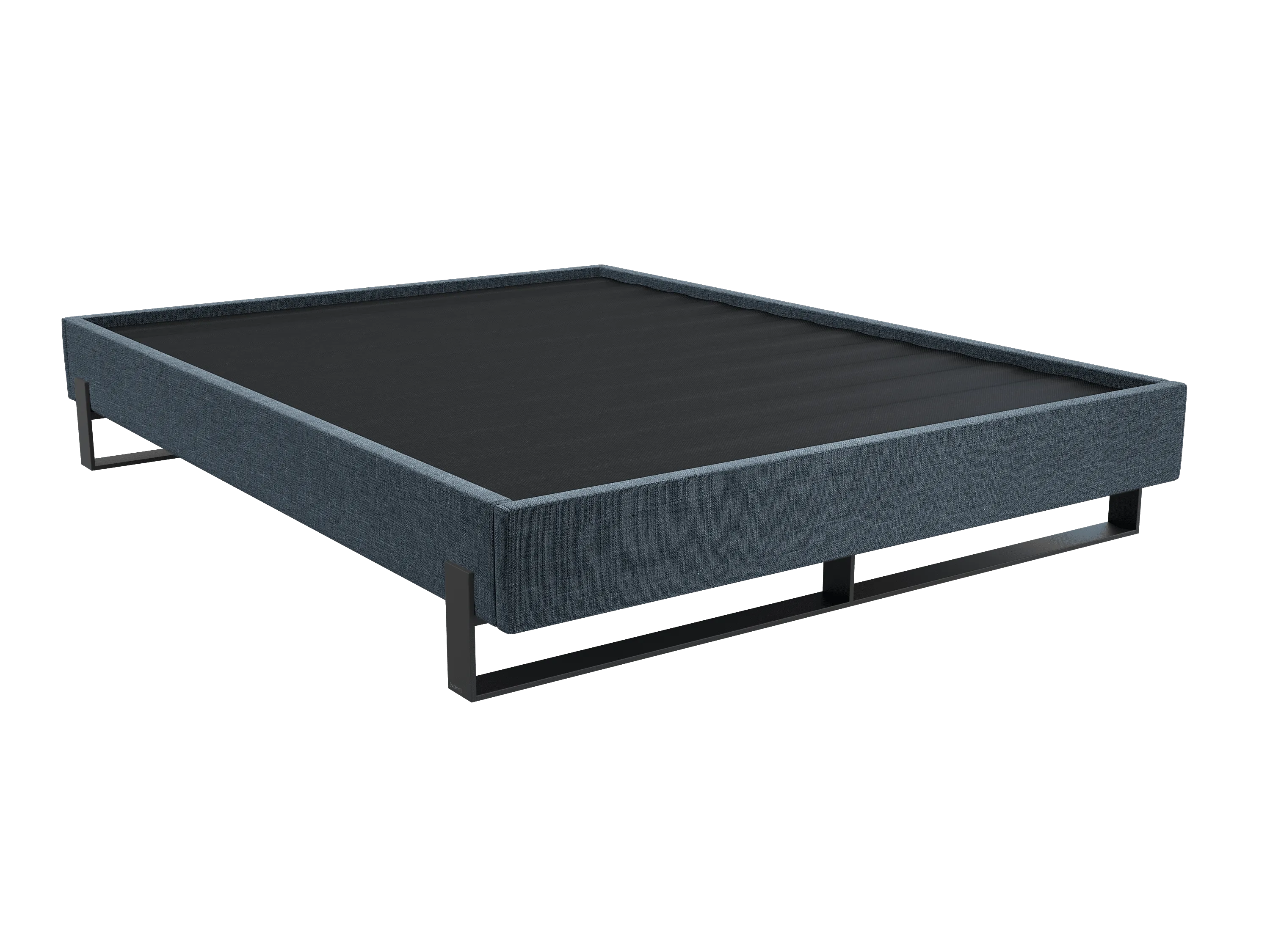 Vant Elevated Platform Bed Matte Black- Queen Size