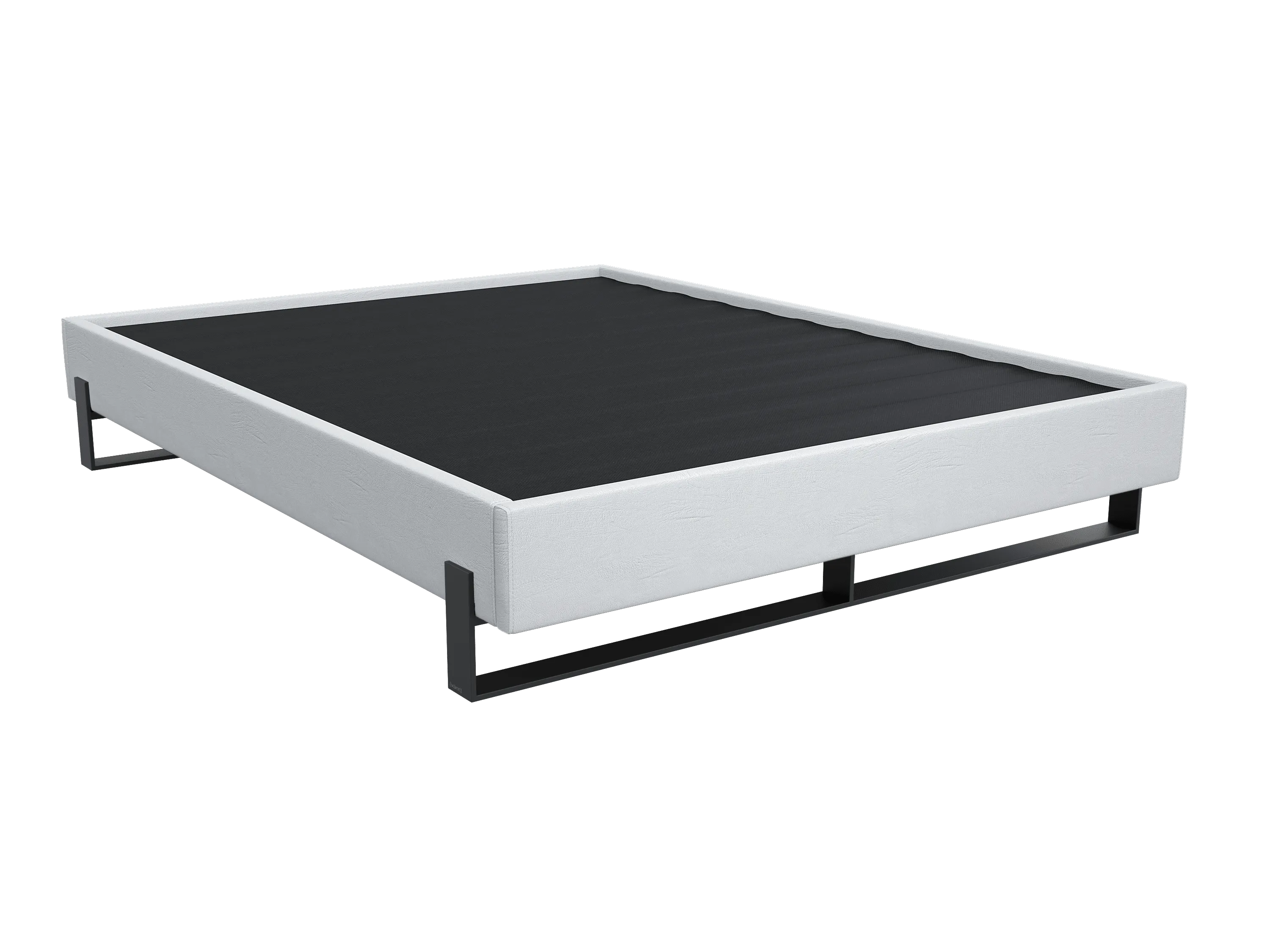 Vant Elevated Platform Bed Matte Black -Twin Size