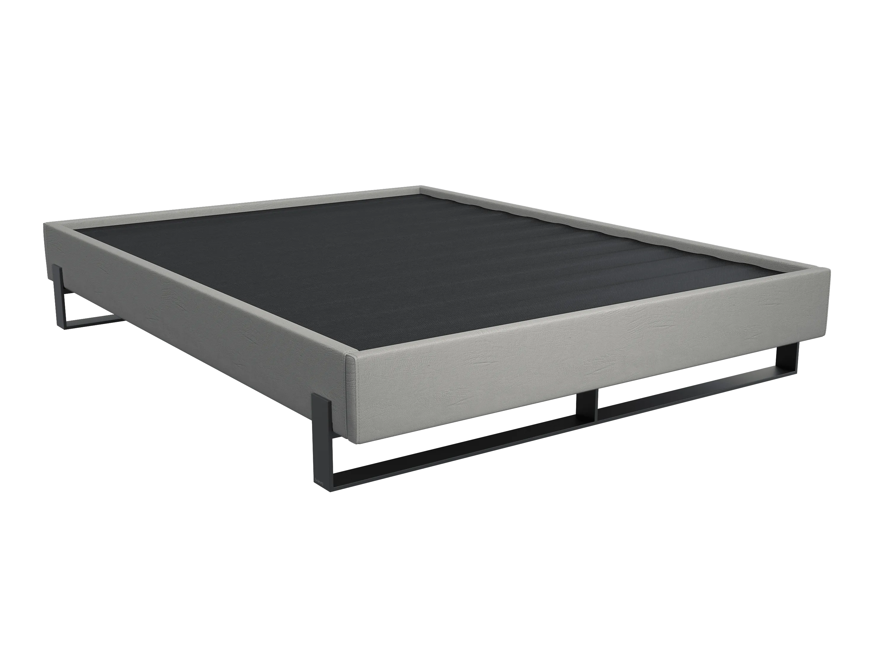 Vant Elevated Platform Bed Matte Black -Twin Size