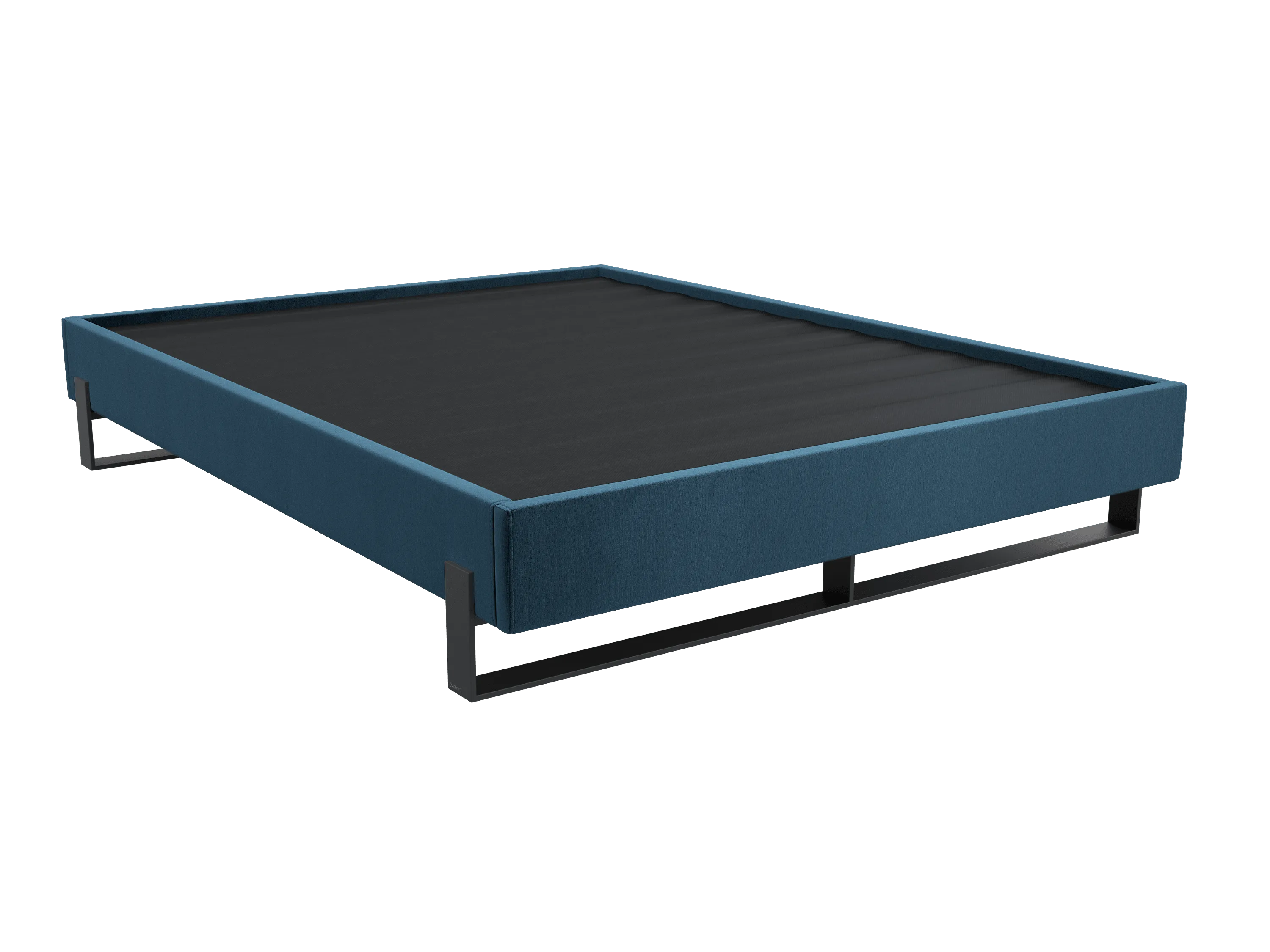 Vant Elevated Platform Bed Matte Black -Twin Size