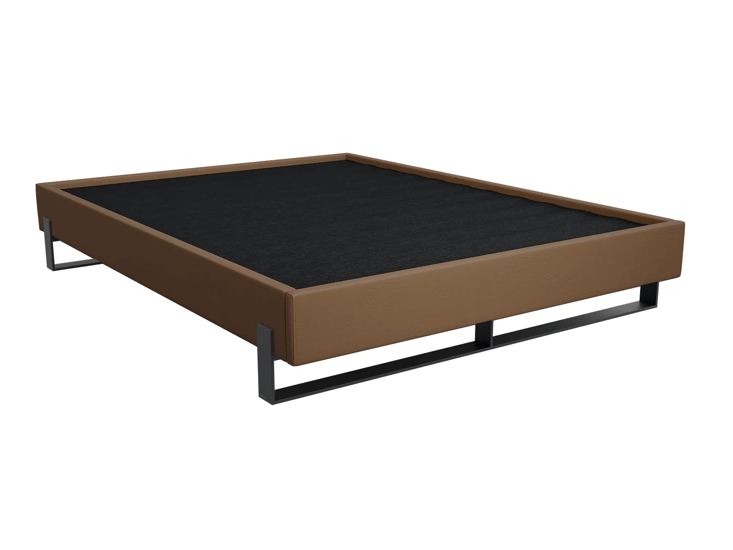 Vant Elevated Platform Bed Matte Black -Twin Size