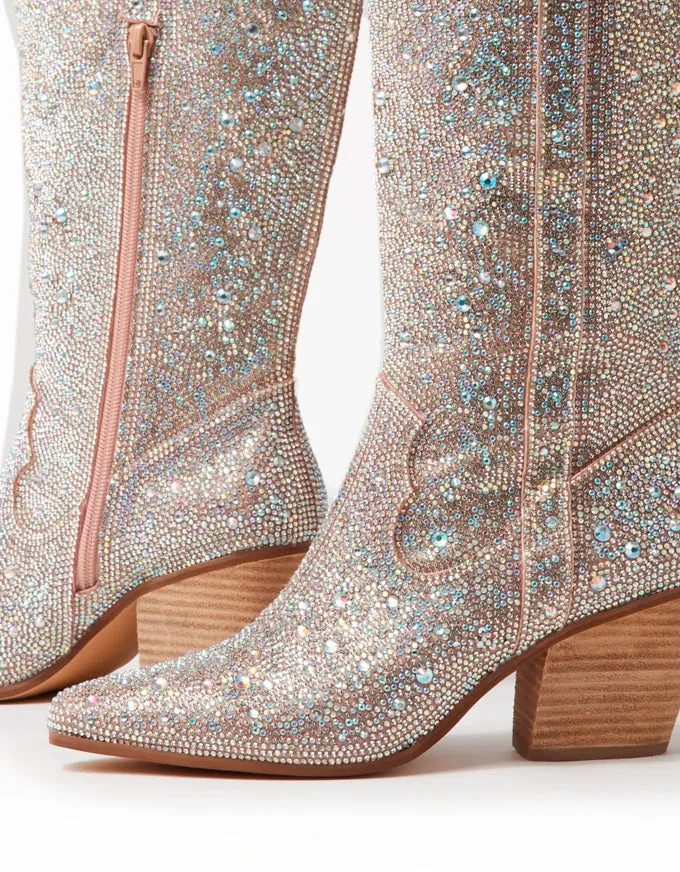 Westyn Silver Jewel Boots