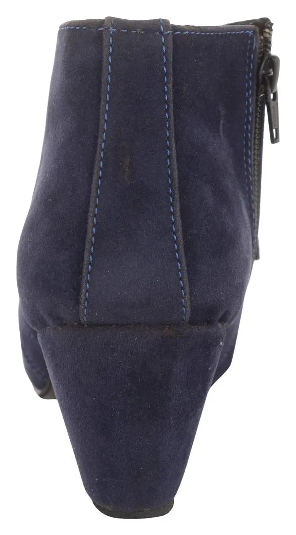 Women's Blue Casual Boot