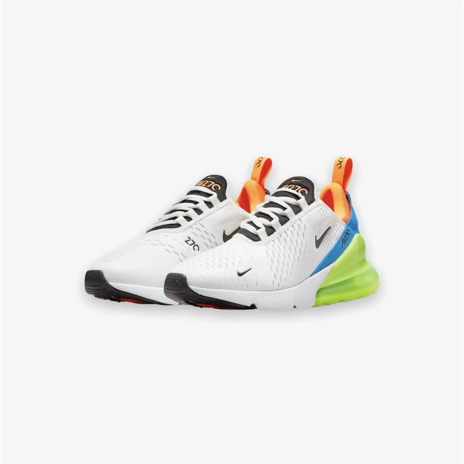 Women's Nike Air Max 270 Summit White Black White Volt DO6691-100