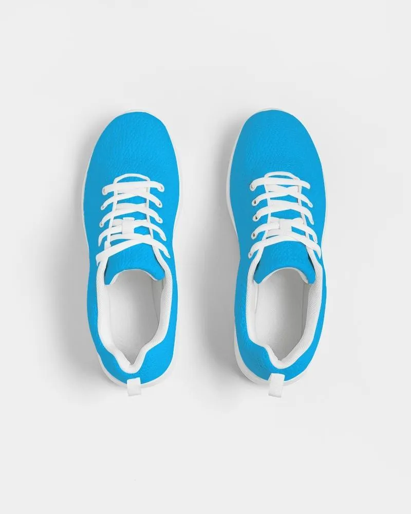 Womens Sneakers - Vibrant Blue Low Top Sports Shoes